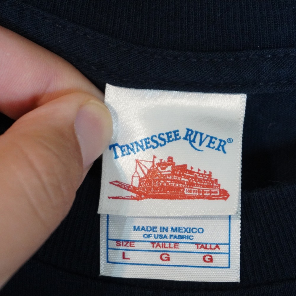 Tennessee River Someday My Fish Will Come Graphic Print T Shirt Men's Large - Picture 4 of 5